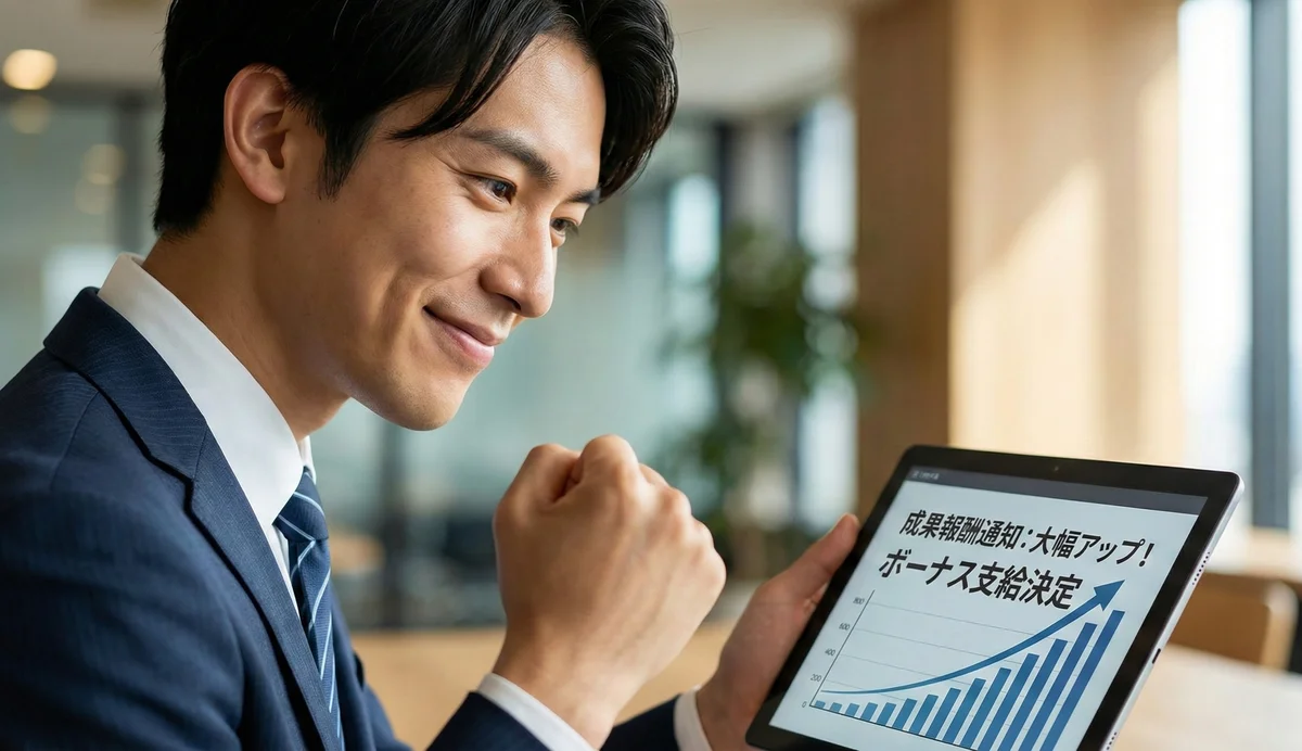 成果を正当に評価し、しっかり還元